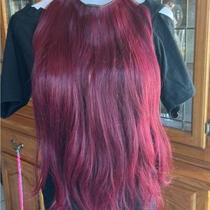 SHE Flip n go human hair extensions! Fiery red